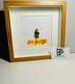 THE SEX PISTOLS - Framed custom Lego minifigure - Johnny Rotten - Image 1