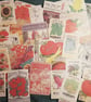 Vintage Garden Ephemera Paper Pack, Scrapbooking Journal Kit
