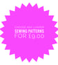 Paper sewing pattern bundle. Any three, mix and match