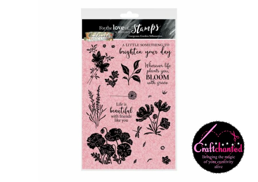 Hunkydory - For The Love Of Stamps Childhood Dreams Gorgeous Garden Silhouettes