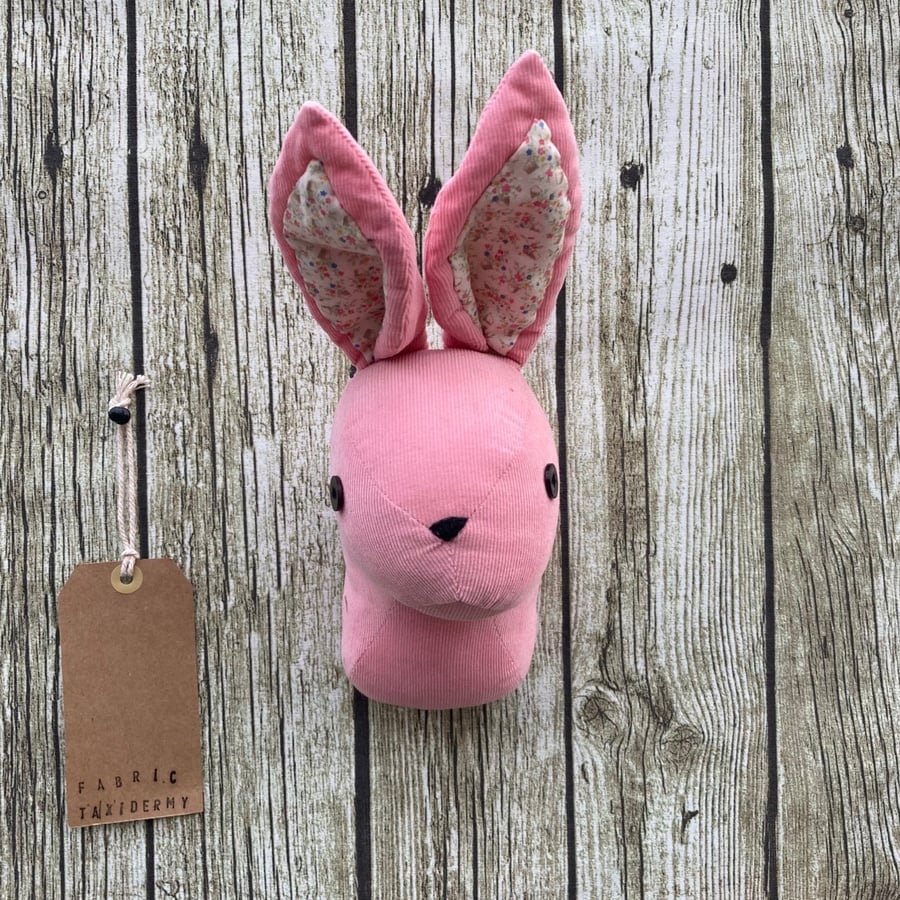 Wall mounted Rabbit head - Pink