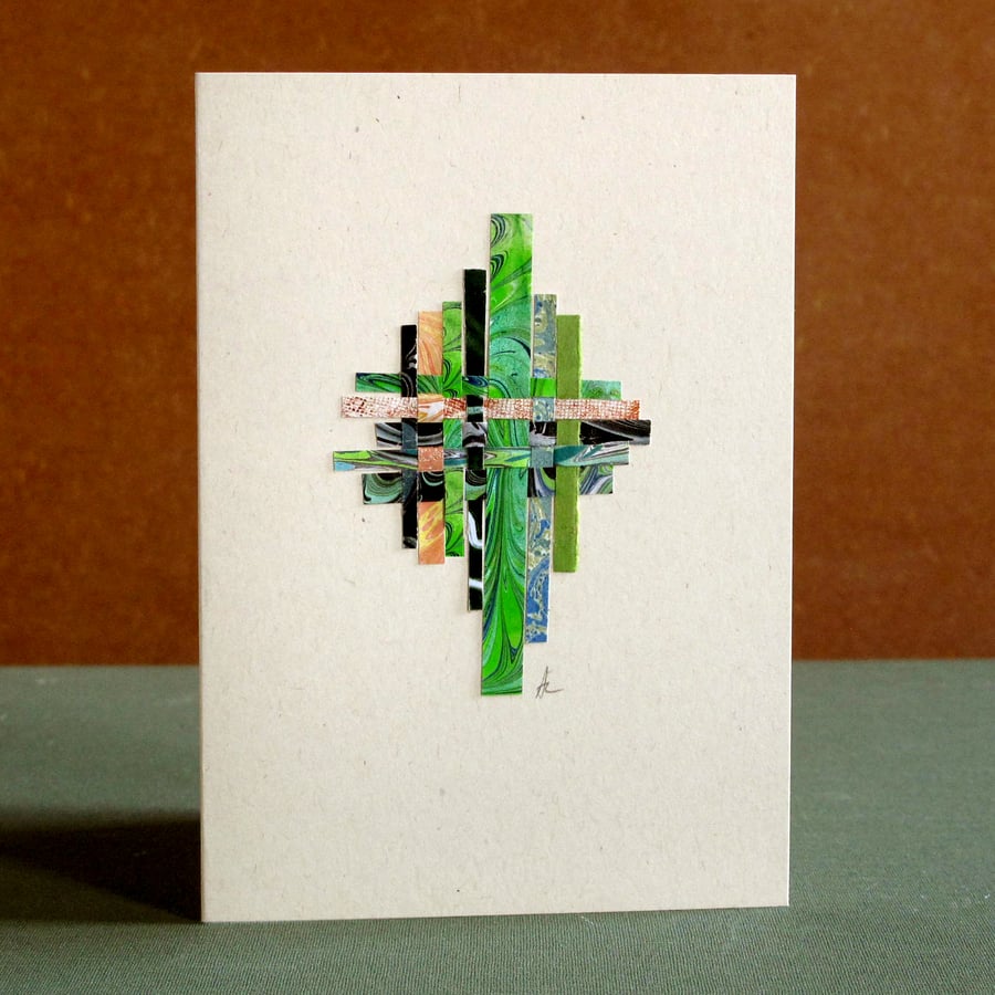 Unique Hand Made Card with Envelope Folksy