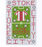 Stoke City Cross Stitch Kit Size 4" x 6"  Full Kit