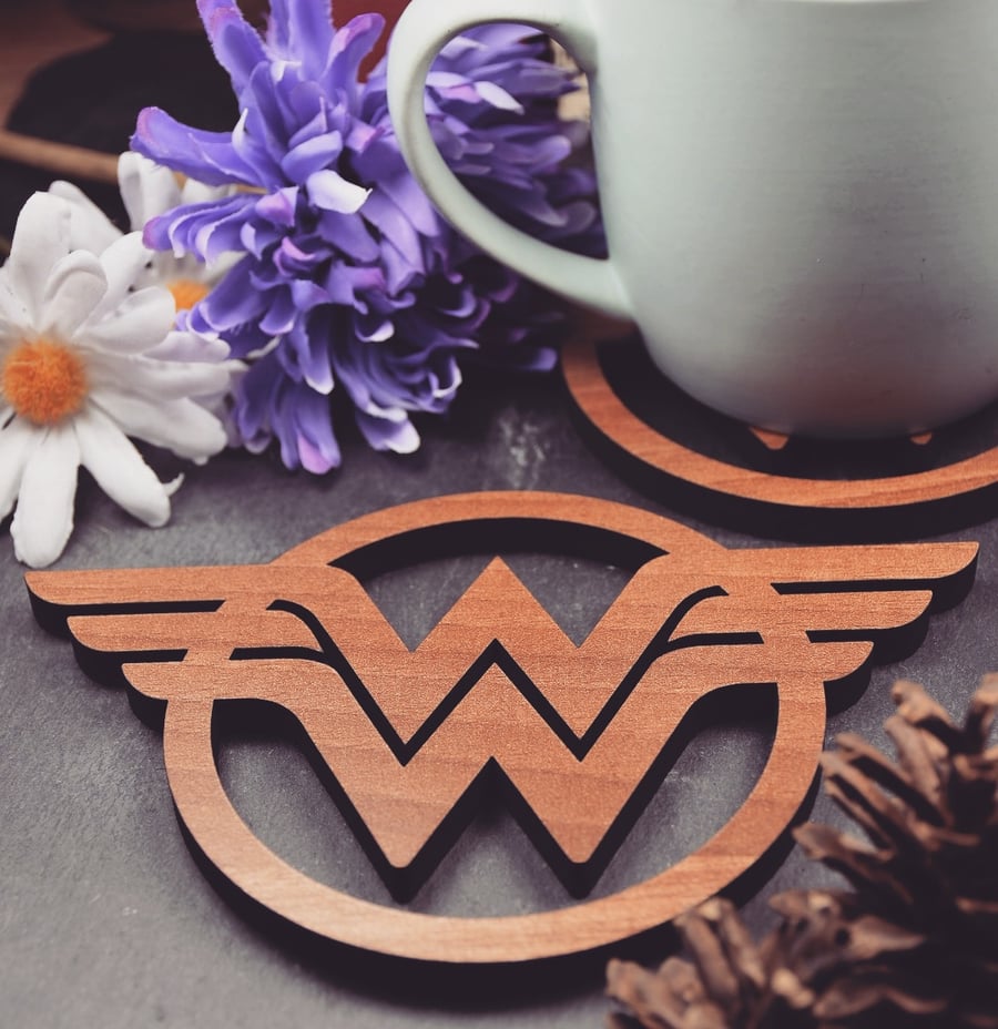 Individual Wonder Woman Coasters  