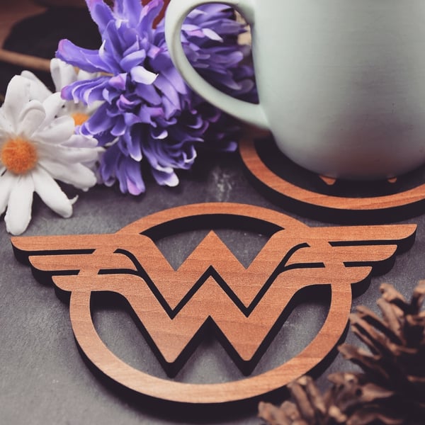 Individual Wonder Woman Coasters  
