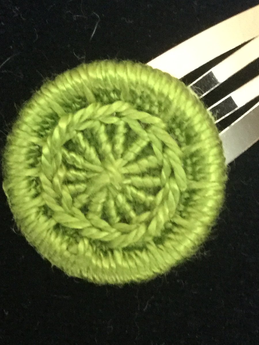 Dorset Button Hair Clips, Pair, Bright Green