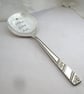 Jolly Good Pud, Handstamped Vintage Fruit Spoon - Image 2