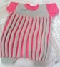 Short Sleeved Baby's Romper Suit With A Cardigan, Hat and Shoes, Baby Outfit - Image 2