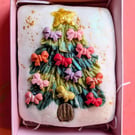 Personalised, Hand Iced Christmas Tree Biscuit, Perfect Stocking Filler Sweet 