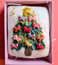 Personalised, Hand Iced Christmas Tree Biscuit, Perfect Stocking Filler Sweet 
