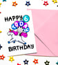 6th Birthday Card, Unicorn Birthday Card, Girls Sixth Birthday Card, Niece - Image 2