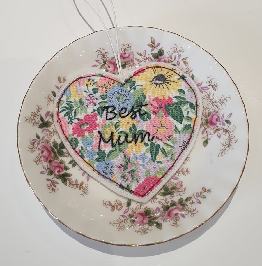 Liberty Heart, Mothers Day Gift, Best Mum