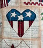 American Theme Quilted Fabric Glasses Case - Image 3
