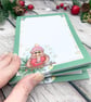 Notepad - A6 Recycled Paper Notepad - Christmas Robin - Image 3