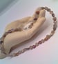 Jasper Heart and Glass Disc Beaded Jewellery Set, Gift for Her, Heart Jewellery - Image 2
