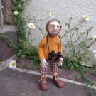 Handmade 1:12 scale doll 