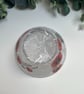 Decoupage Glass Bowl, Poppy, Upcycled - Image 9