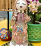 Victorian Rose OOAK Handmade Aromatherapy Art Doll Gift For Her