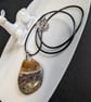 Marble stone pendant