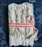 Hand embroidered lace Needlecase sewing kit with slow stitching accessories 