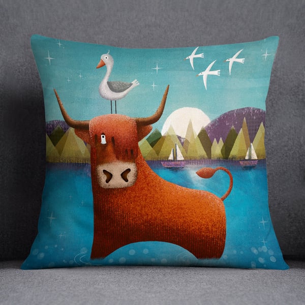 Highland Goosey Goosey - Highland Art Cushion