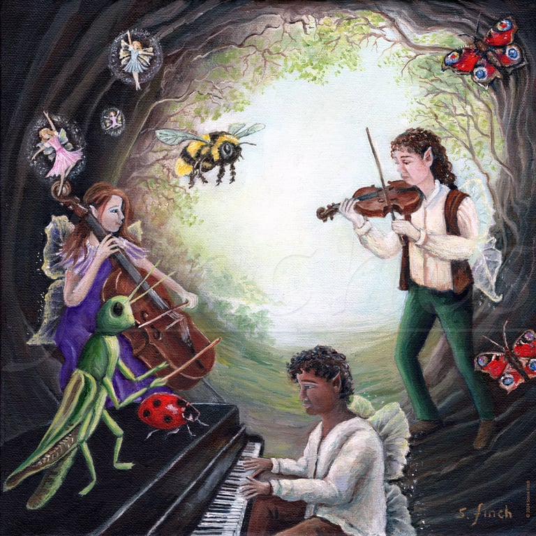 Summer Solstice Fairy Concert - Limited Edition Giclée Print