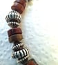  Handmade Beaded Natural Picasso Jasper Bracelet  - Image 2