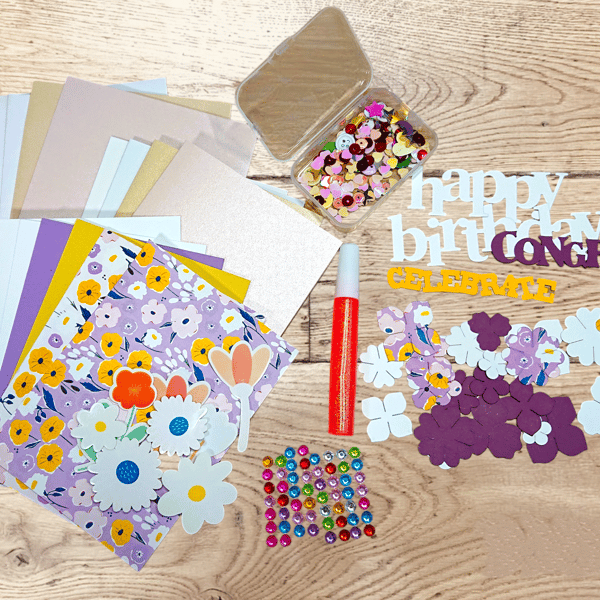 Make your own cards kit - Flowers