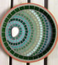 Verdant Ripple Mosaic Bird Bath - Image 2