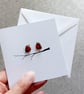 Sea Glass Robin Card - Handmade Thinking of You - Meaningful Sympathy & Keepsake - Image 5