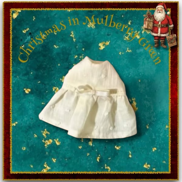 Swiss Dot Muslin Dress for Baby Daisy 