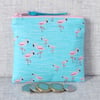 Coin purse, small purse, flamingoes
