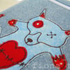 embroidered zombie fox gadget case