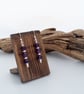 Sterling Silver and Natural Amethyst Bead Earrings - Image 3