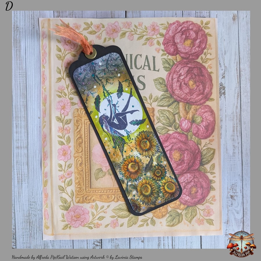 Flower Fairy themed handcrafted Bookmarks