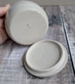Perfectly imperfect sample- Ceramic lidded pot with sculpted daisy - Image 8