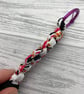 Macrame keyring in recycled t-shirt yarn - Image 4