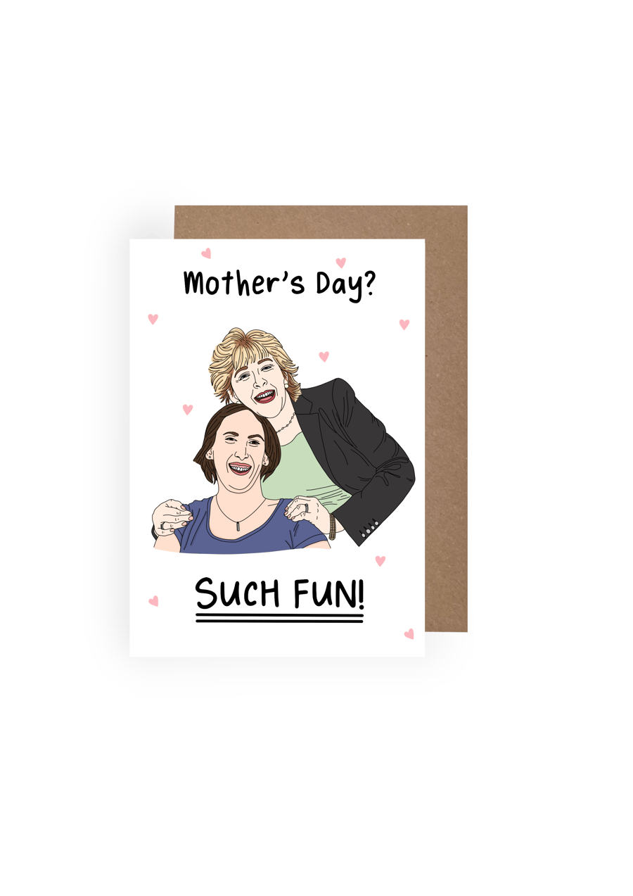 A Miranda Themed Mothers Day Card