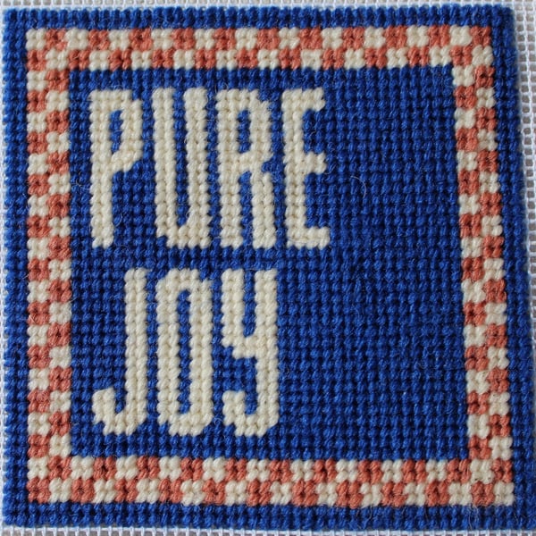 PURE JOY Needlepoint Pattern – Digital Tapestry Chart PDF