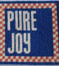 PURE JOY Needlepoint Pattern – Digital Tapestry Chart PDF