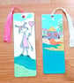 Unique hand drawn original artwork book marks 