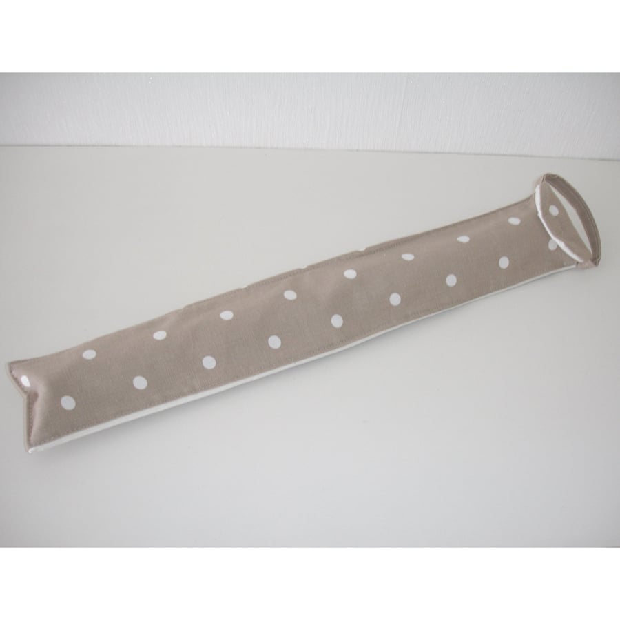 Descant Recorder Case Beige Brown Polka Dots