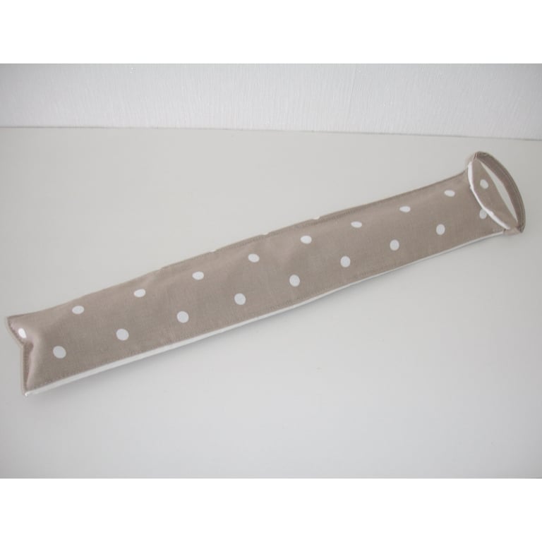 Descant Recorder Case Beige Brown Polka Dots