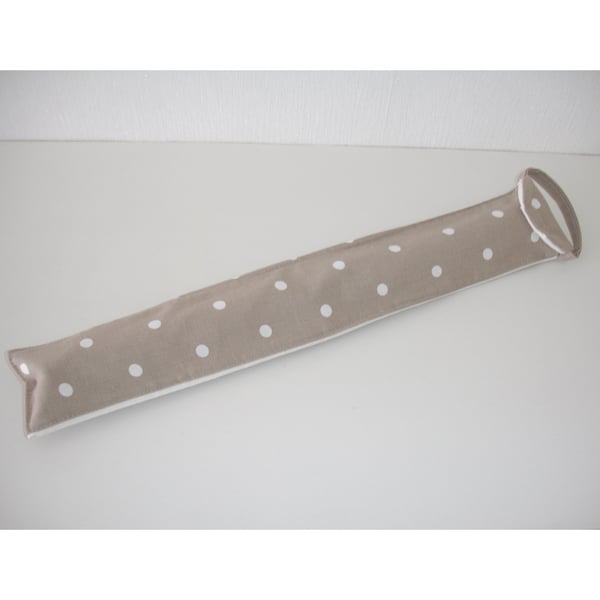 Descant Recorder Case Beige Brown Polka Dots