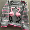 Flamingo picture jumper