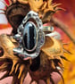 Sterling silver gothic ring - Image 1