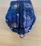 Constellation Print Quilted Fabric Mini Box Bag - Image 5