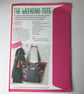 Paper Sewing Pattern, Weekend Tote bag, New, Unopened, Uncut (Code 002B) - Image 2