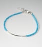 Blue magnesite and sterling silver bracelet - Image 3