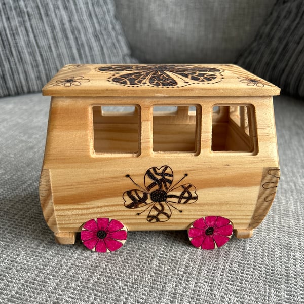 Wooden Camper Van